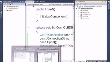 51-  Course C# Resala   ADO NET   Explain OLEDBConnection  Connect to Access, SQLServer, Oracle