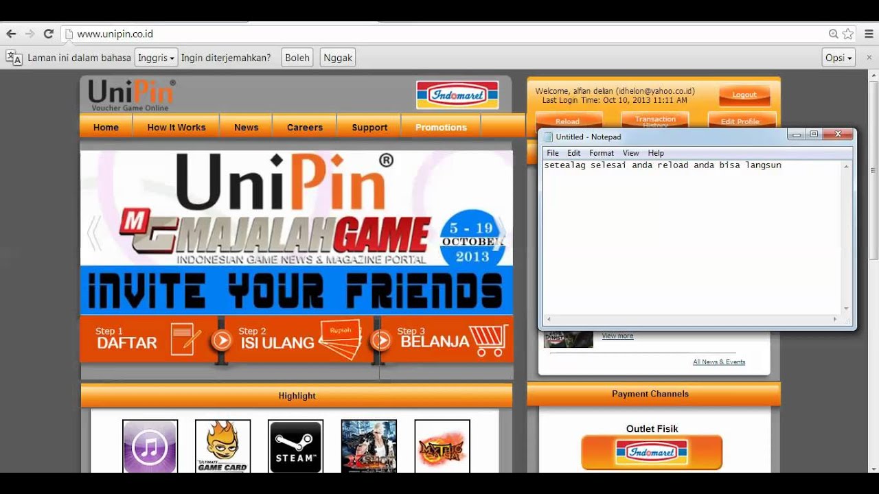 Top Up Point Blank Murah