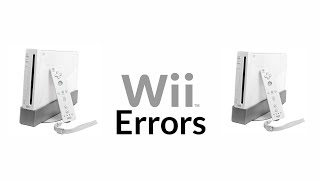 All Wii Errors + RARE Wii Errors (2020)