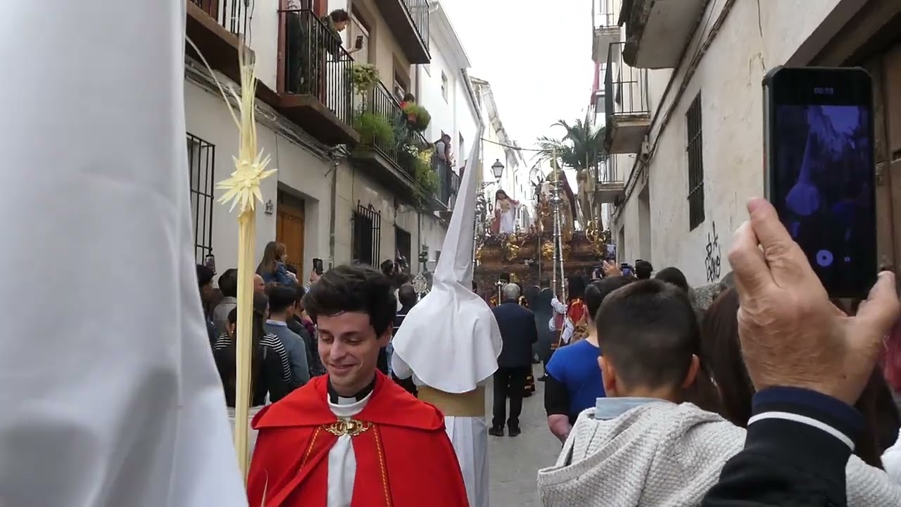 536 PROCESION DE LA BORRIQUILLA ALCALA LA REAL 24 03 2024-SALIDA BORRIQUILLA DE SU CASA DE HERMANDAD
