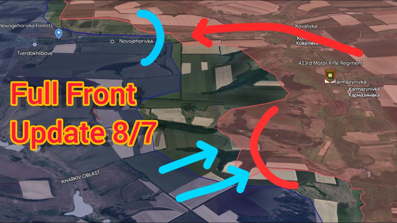 WAR UPDATE: Russia Advances Towards Synkivka, Ukraine Advances Towards Karmazynivka