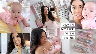 DAY IN THE LIFE WITH TWIN GIRLS!💕 -SLMissGlamVlogs