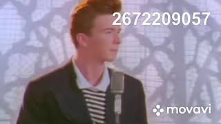 Rick roll roblox audio code