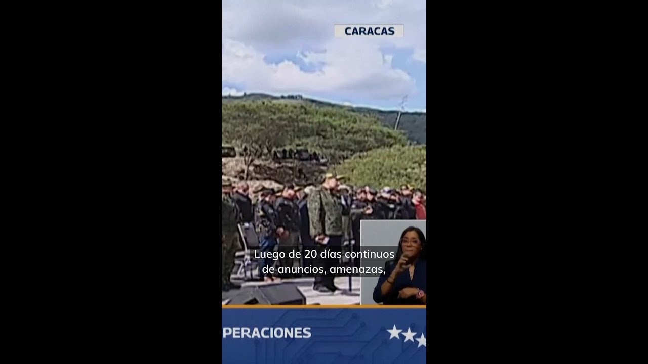 VENEZUELA | Maduro responde al despliegue naval de Trump en el Caribe: "Estamos más fuerte que ayer"