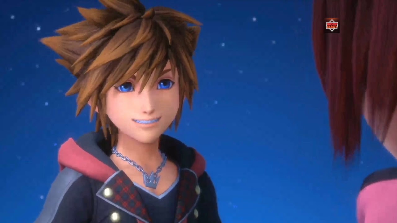 Sora Revives Kairi And Their Emotional Hug Kingdom hearts 3 DLC - YouTube