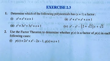 Class 9th maths l Exercise 2.4 l Chapter 2 l Polynomials l Ncert l Solution l part 2