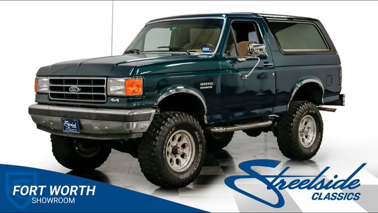 1989 Ford Bronco | Classic Cars for Sale - Streetside Classics, image size:1280x720