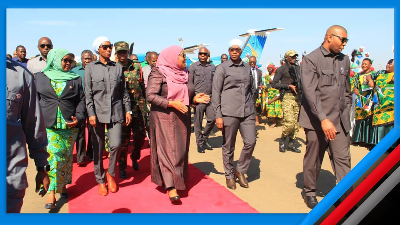 🔴#LIVE: RAIS SAMIA AKIWASILI UWANJA WA NDEGE WA MPANDA MKOANI KATAVI