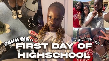 GRWM FIRST DAY OF HIGH SCHOOL 2024 *freshman year*
