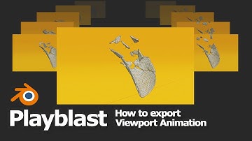How to make Playblast in Blender 3 | Export Viewport Render Animation Preview