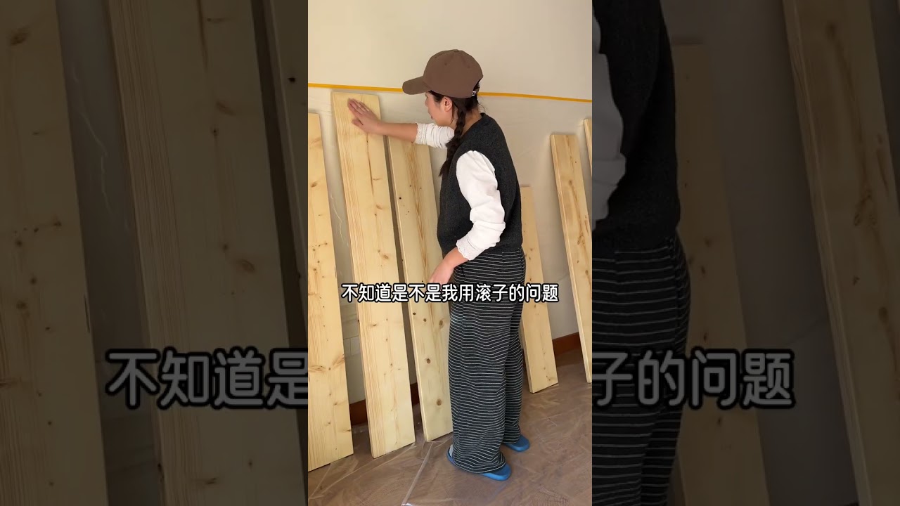 Another little savings this solid wood retro style is so life-like#The background wall of