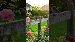 #Rising sun &amp; birds chirping actual