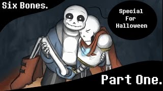 Undertale Comix Dub. Six Bones. Part One. [Rus Comix Dub by Denchik].