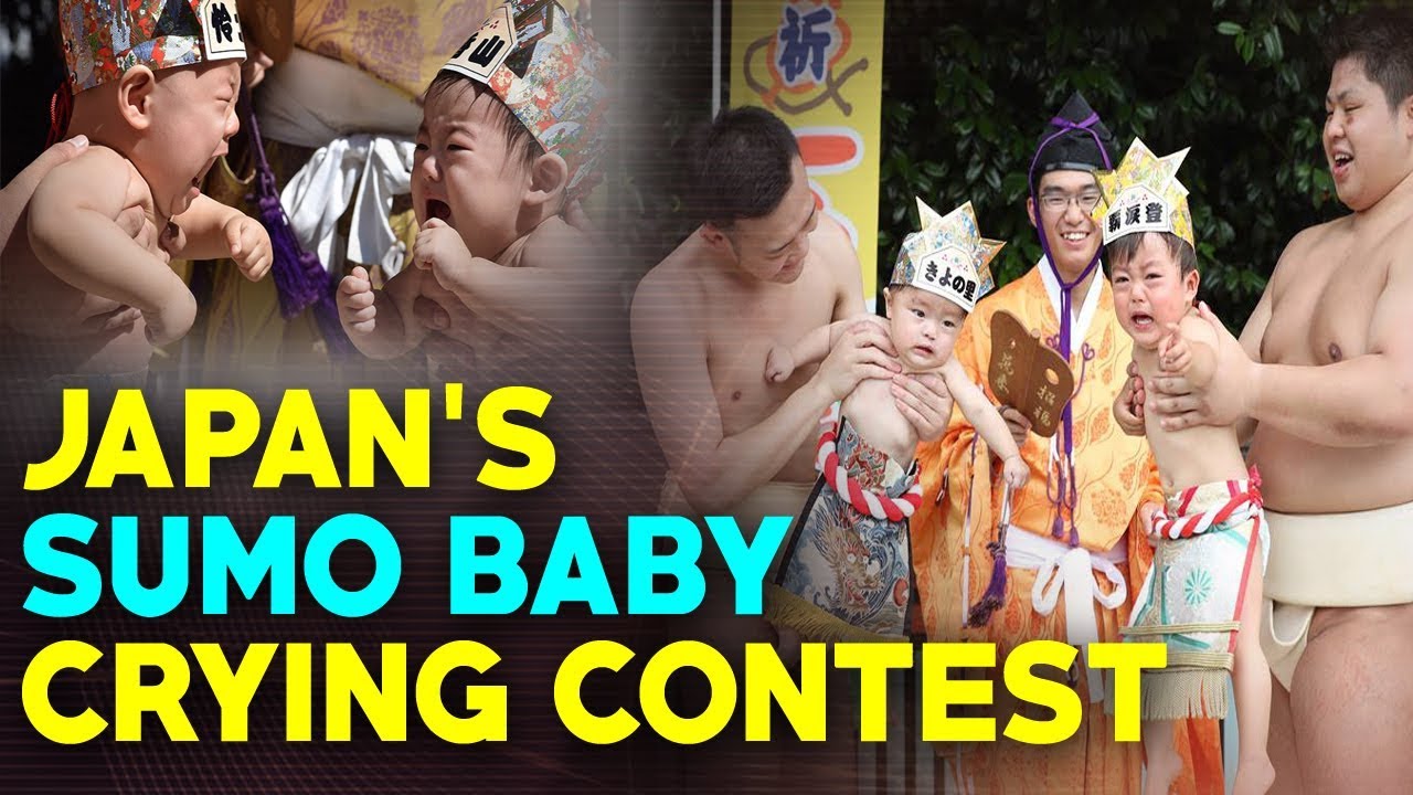 Amazing: Japan's Sumo Baby crying contest | ABN English - YouTube