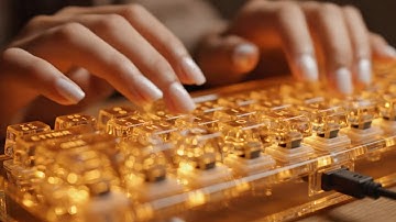 ASMR keyboard sound #oddlysatisfying #relaxing