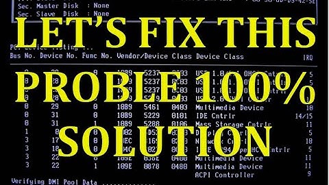 DISK BOOT FAILURE INSERT SYSTEM DISK AND PRESS ENTER 100% FIX IT