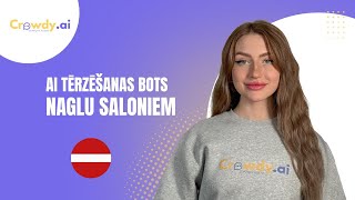 Mākslīgā intelekta tērzēšanas robots nagu saloniem - https://crowdy.ai/lv/