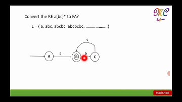 Conversion of Regular Expression in to Finite Automata