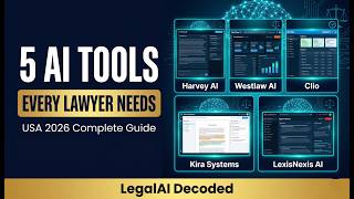 5 AI Tools Every US Lawyer Must Use in 2026 — Complete Guide