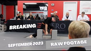 Board Breaking / Raw Footage / 9-23