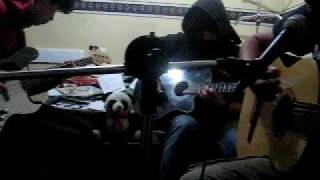 Video thumbnail of "The Red Jump Suit Apparatus - Facedown (acustic cover) - Death Is All Around xD"