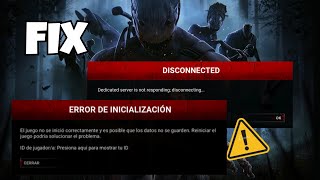 🛠️ Fix Dead by Daylight "Initialization Error" & "Dedicated Server Not Responding" (2025)