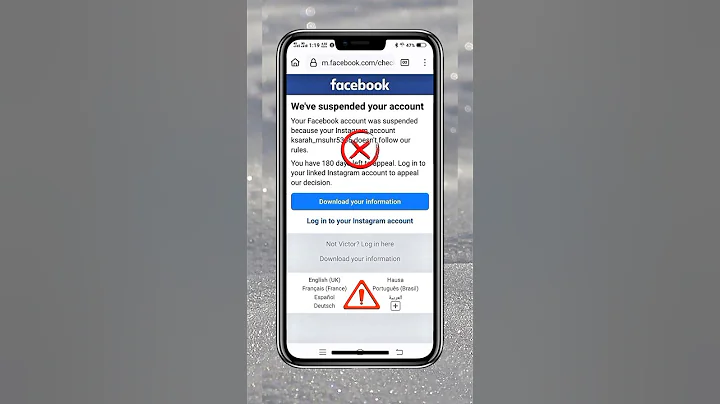 How to Recover Suspended Facebook Account | We've suspended your account #facebook