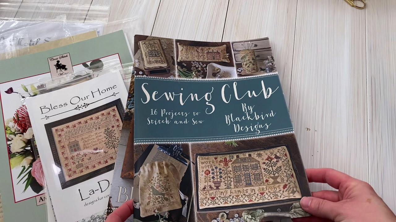 11.Покупки 123 Stitch, Traditional Stitches, Victorian Needlearts семплеров, примитивов и нитки