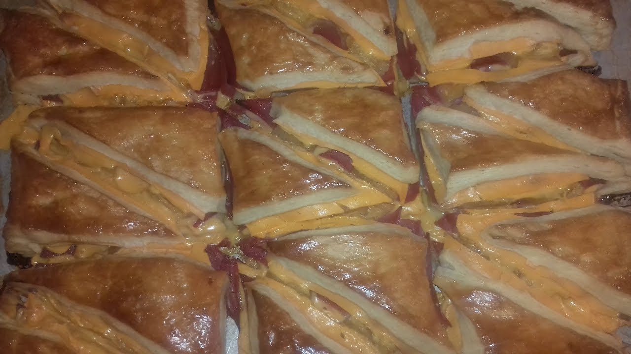 ¡Facilísimo! Hojaldras de Jamón, Queso y Piña,, Deliciosas!