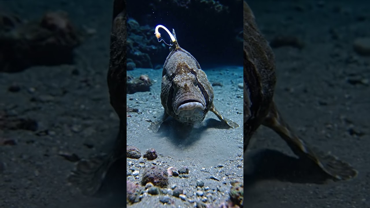 Anglerfish Waiting in the Deep | Real-Time Seafloor Observation