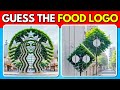 Guess The Hidden FOOD Logo by Optical Illusion 🧐 | Logo Quiz