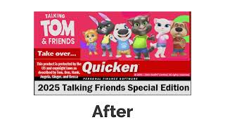 If Talking Tom & Friends Took Over Quicken Personal Finance Software...
