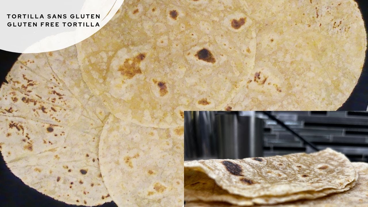 Tortillla Paleo sans gluten a la farine de manioc/Gluten free paleo cassava flour tortilla