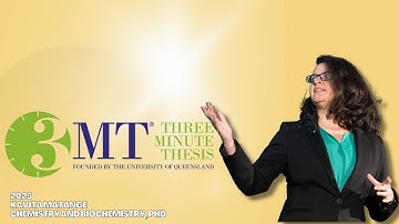 2023 3MT Finalist: Kavita Matange: Chemistry and Biochemistry, PhD