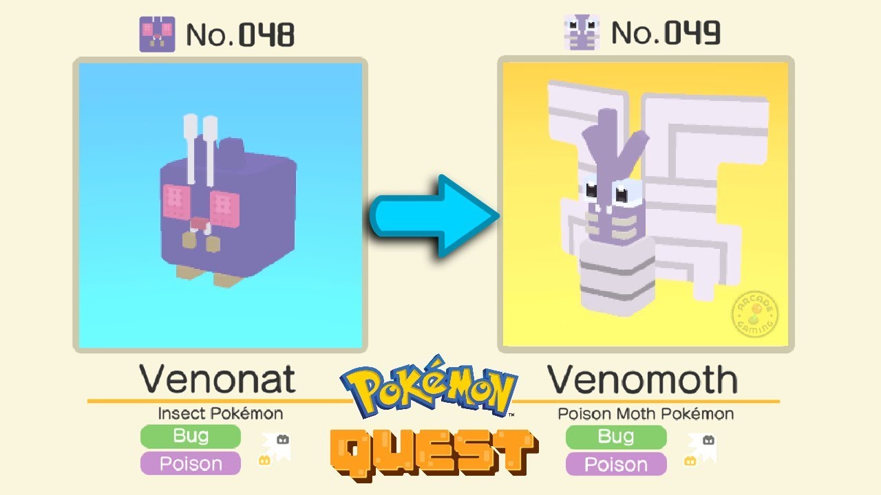 venomoth evolution chart