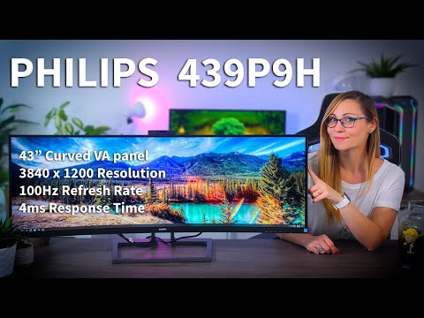 The Super Ultra Wide Jack-of-all-Trades Monitor - Philips 439P9H (43", VA, 3840x1200p, 100Hz, USB-C)