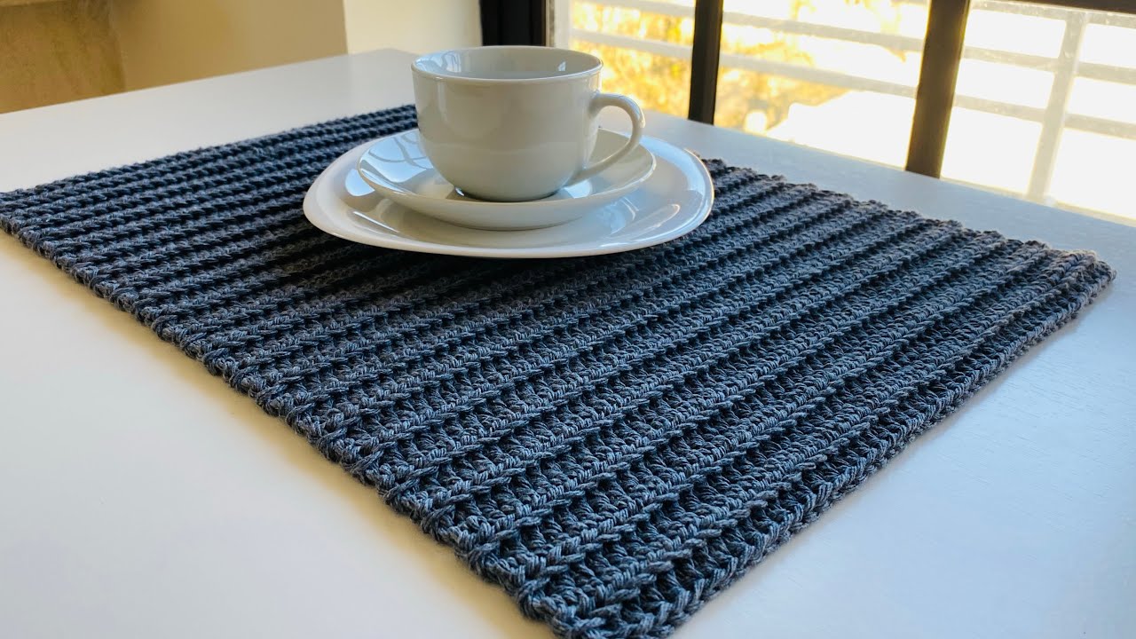 JOGO AMERICANO ÔNIX - Lindo e super fácil de fazer💝