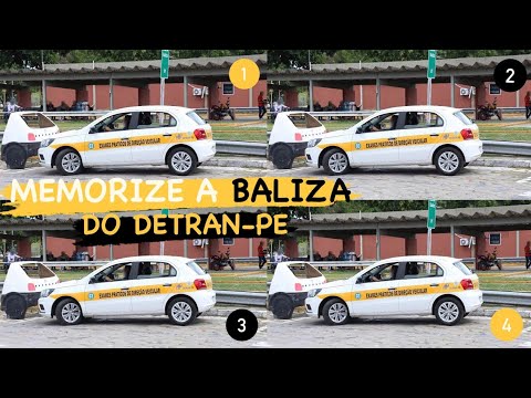 Memorize a baliza Detran-PE