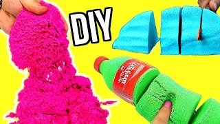 DIY KINETIC SAND! Crazy Sand!