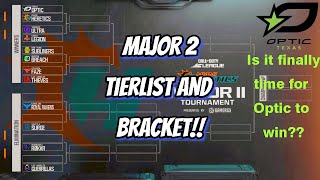 CDL Major 2 Bracket Predictions and Tier List!!