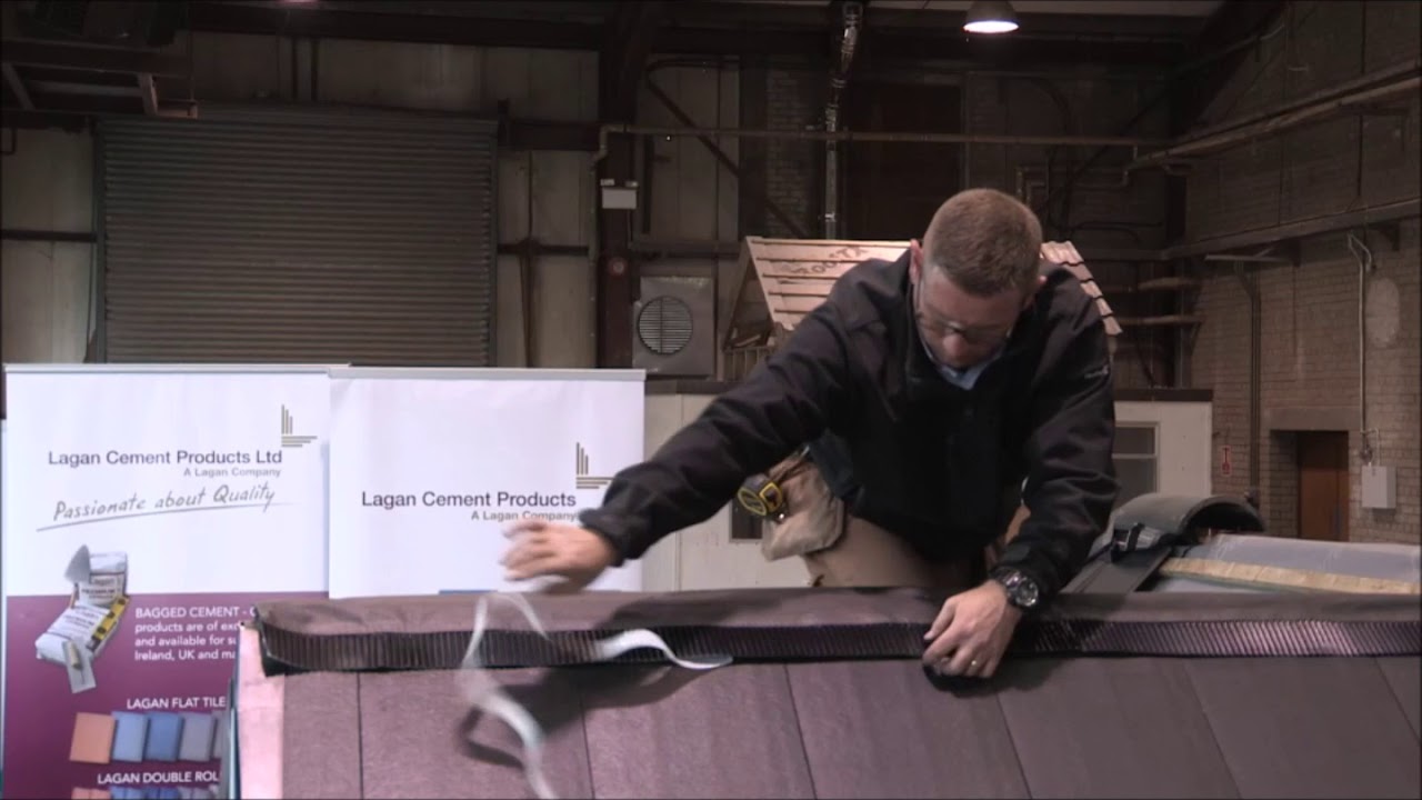 New Ridge Tile System Breedon Tile Dry Ridge System - YouTube