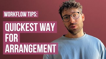 How to do quick arrangement on an minimal house track | distilled noise