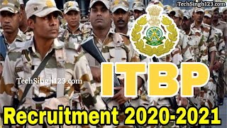 ITBP Recruitment 2020 | ITBP New Vacancy 2020 | ITBP Bharti 2020 | ITBP GD Constable Online Form