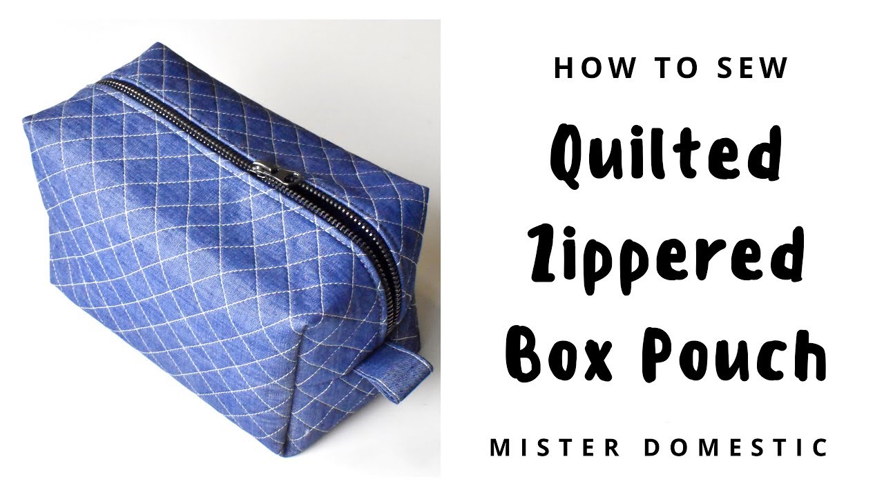 Quilted Box Pouch Tutorial - Simple Simon and Company