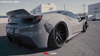 A video from the first liberty walk ferrari 488 gtb which has been
fitted with an fi (frequency intelligent) exhaust system, forgatio
wheels and airrex suspe...