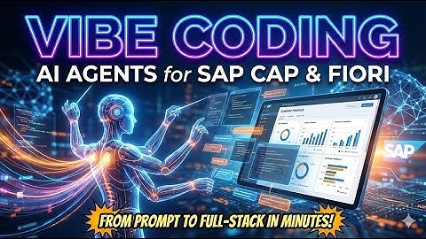 Build a Full-Stack SAP App in Minutes using AI Agents (CAP & Fiori)