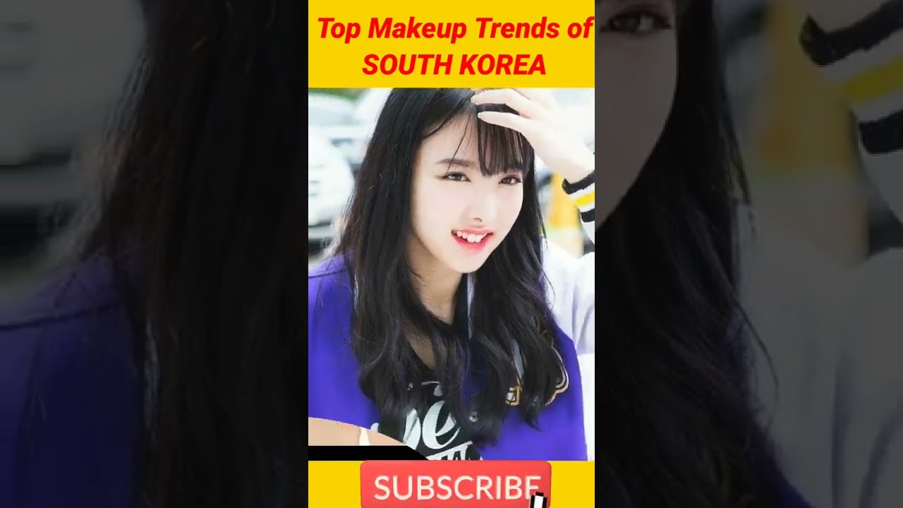 Top Makeup trends of South Korea//#youtubeshorts #southkorea #makeup #trending