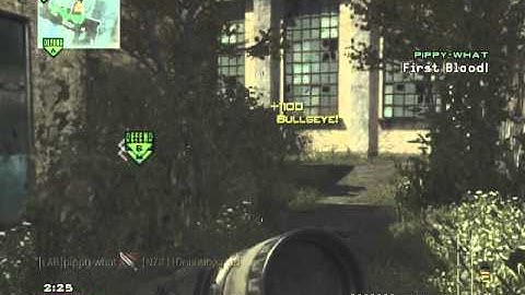 MW3 Fallen Cross Map Throwing Knife