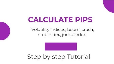 Pips calculation in Vix75,boom,crash,step indices | Jinsi ya kuhesabu pips Katika sythetic indices