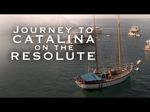 Sailing to Catalina Island Aboard Spencer Tracy's Sailboat "RESOLUTE"